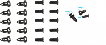 Suzuki - SET CLEME PLASTIC ATV CFMOTO / YAMAHA / SUZUKI / KAWASAKI / LINHAI / CAN-AM