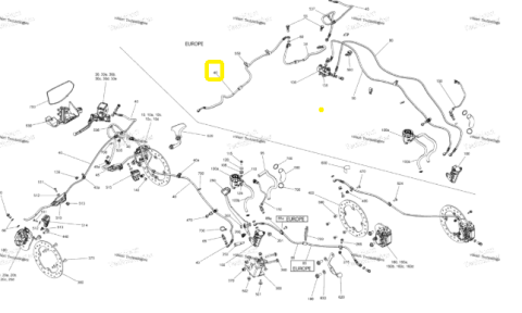 CONDUCTA FRANA CAN-AM OUTLANDER 450/570/650/800/1000 2012-2018 [1]