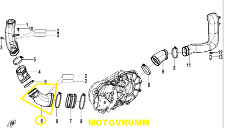 COT AERISIRE CUREA CFMOTO 450 / 520 2022-2023 [1]