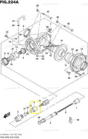CUPLAJ CARDAN SPATE SUZUKI LT-A 750 (27171-31G60) [2]