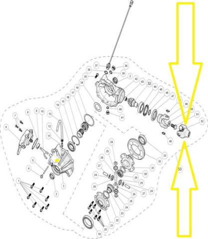 CUPLAJ + CRUCE CARDAN FATA / SPATE CARDAN SEGWAY AT5 S/L [3]