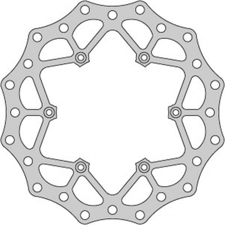 DISC FRANA FATA KTM 2T/4T '91-21, HUSABERG, HUSQVARNA, GAS-GAS '21, (260X126,5X3MM) [1]