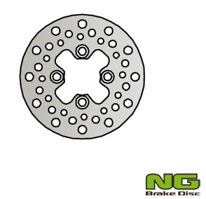 DISC FRANA FATA YAMAHA YFM/YFS/YFZ 200/250/350/450/600/660/700 GRIZZLY/RAPTOR/WARRIOR '91-'23 (161X48X3.5MM) [1]