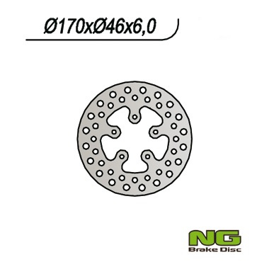 Electrice - DISC FRANA SPATE HONDA TRX 420 0-11, TRX650/680 06-21 (170X46X6)