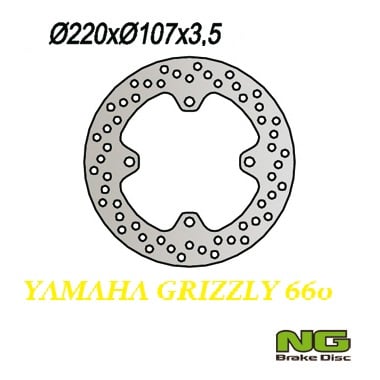 DISC FRANA FATA YAMAHA GRIZZLY YFM 660 (01-04) 220X107X3 [1]