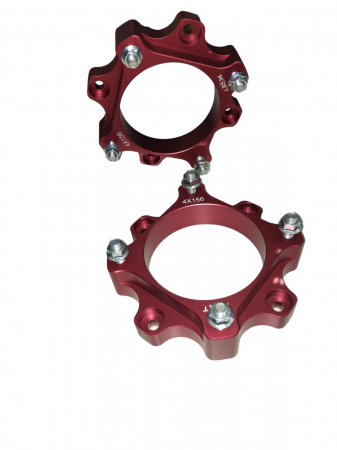 ATV-uri (Piese) - DISTANTIERE ROTI POLARIS SPORTSMAN 450 / 570 / 850/ 1000 4X156 ROSU 40MM
