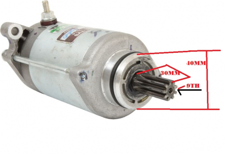 Electrice - ELECTROMOTOR ARCTIC CAT 400/500/650, SUZUKI LTA 500 98-07 (3545-012)