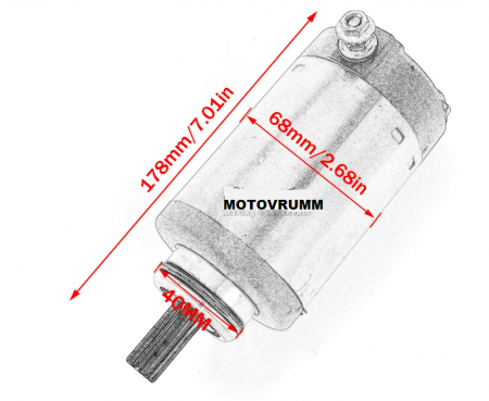ELECTROMOTOR ARCTIC CAT 550 / 650 / 700 / 1000  2008-2022 [6]