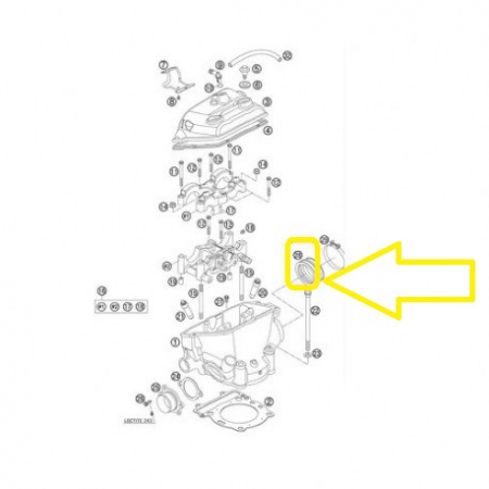 FANSA ADMISIE KTM 4T 250/400/450/525 '05-'11 [2]