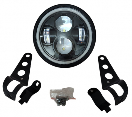 Stop - FAR LED / PROIECTOR MOTO CU SUPORT PENTRU FURCA FATA
