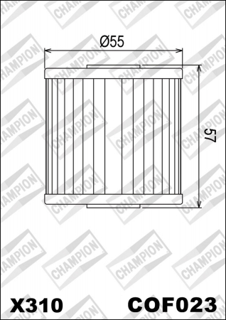 FILTRU ULEI KAWASAKI Z200 - KLT-KLF220 - BJ250 - KL-KLT250 - KLF250 - KZ250 - KEF-KLF300 - KL600 - KL-KLX650 [1]