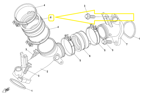 MANSON FLANSA ADMISIE CFMOTO ATV/UTVSSV 800/820/850 2012-2025 [1]
