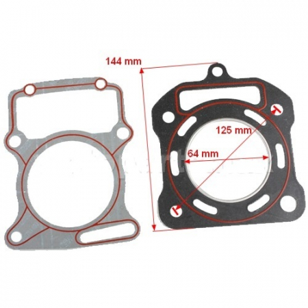 Piese scuter - GARNITURA CHIULOASA SET 200CC , ZONGSHEN (APA)