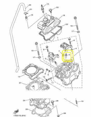 GHID SUPAPA ADMISIE YAMAHA YZ250F/ WR250F 2001-2013 4T [1]