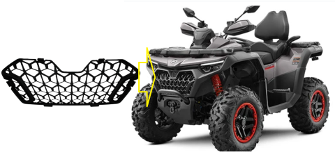 GRILAJ FRONTAL ( RADIATOR ) CFMOTO CFORCE 850 X8 / 1000 X10 2024-2026 [2]