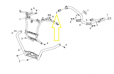 GUMA CAP BARA BULBAR CF MOTO 600/625/1000 20-23 [3]