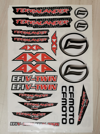 Stickere (abtibilde) - Stickere CFMoto Terralander