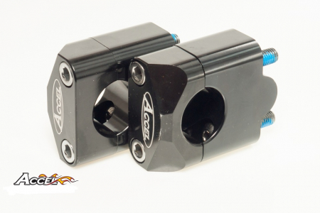 Ghidon si accesorii - Înălțătoare universale ghidon JOS-22,2 / SUS-22,2MM înalță cu 35mm NEGRE/ARGINTII (INALTATOARE)