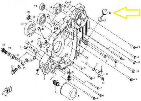 JOJA NIVEL ULEI MOTOR CFMOTO 400 450 500 520 550 625 2007-2025 [2]
