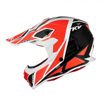 Casti - CASCA OFF-ROAD KAPPA ROSU/ ALB/ NEGRU - M