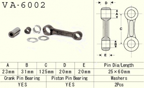 KIT BIELA YAMAHA YZ 250 '90-'98 / WR 250 91-97 2T [1]