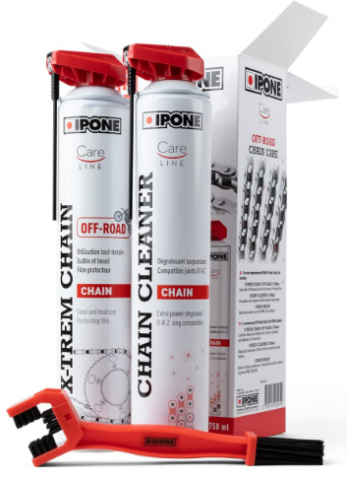 Antigel - KIT DE CURĂȚARE ȘI LUBRIFICARE LANȚULUI IPONE OFFROAD (2 X 750ML)