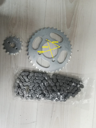 Kit lant - KIT LANT TRANSMISIE ATV 110 14TX36T 420-108