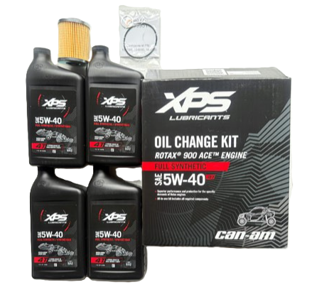 ATV-uri (Piese) - KIT SCHIMB ULEI MOTOR 5W40 (FULL SINTETIC) + FILTRU ULEI CAN-AM MAVERICK X3 900