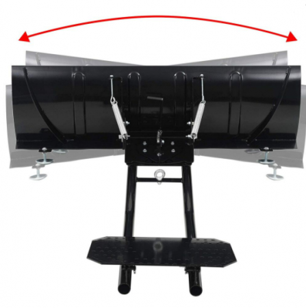 LAMA /PLUG ZAPADA Steel Snow Plow Shark 59" / 150 cm ATV / UTV cu adaptor [1]