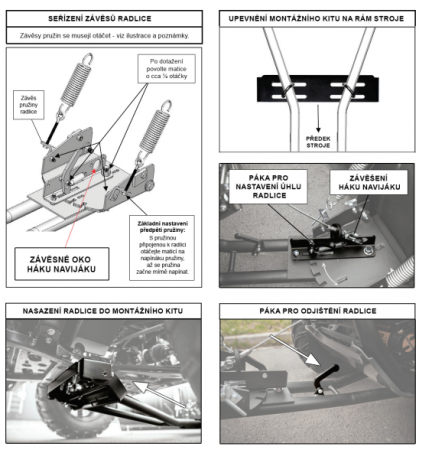 LAMA ZAPADA ATV / PLUG ZAPADA ATV OTEL 150CM CU PRINDERE INCLUSA [8]