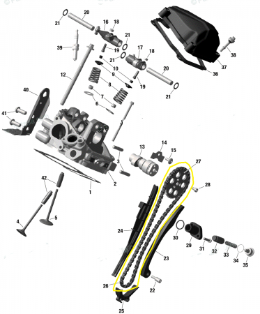 LANT DISTRIBUTIE CAN-AM RENEGADE/OUTLANDER 330/400/500/650/800/850 G1 112 pini [2]