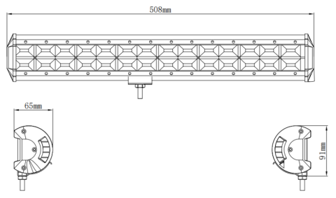 BARA LED BAR ATV / UTV 336W [1]
