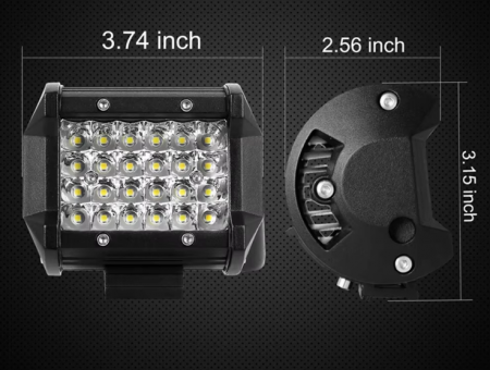 LED BAR ATV / UTV / JEEP / UTILAJE 10CM 36W  Spot Light [2]