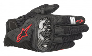 Manusi - Manusi Alpinestars Black/Red Fluo
