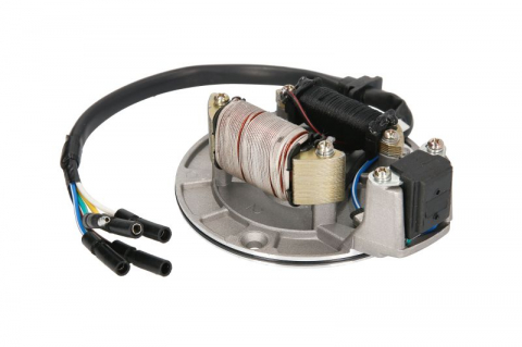 STATOR MAGNETOU ATV 110 / CROSS CHINA 125 5 FIRE  PLATOU ROTUND CU SIMERING [1]