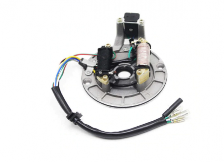 STATOR MAGNETOU ATV 110 / CROSS CHINA 125 5 FIRE  PLATOU ROTUND CU SIMERING