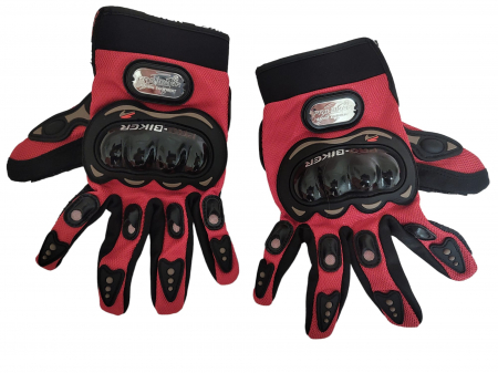 Echipament - MANUSI OFFROAD / ENDURO CULOARE (ROSU) TIP PRO-BIKER