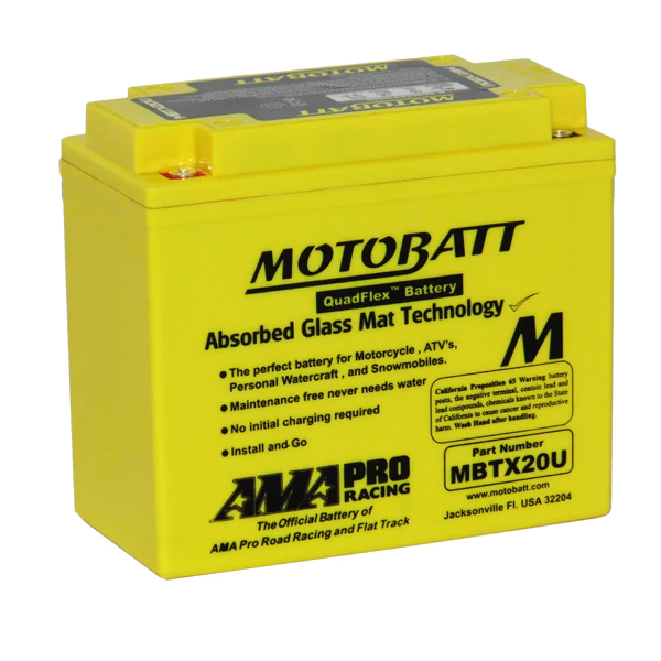 BATERIE MOTOBATT CAN-AM / ARCTIC-CAT / Harley Davidson / POLARIS ( MBTX20U 175X87X155 ) [1]