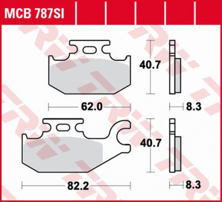 Frana - PLACUȚE DE FRÂNĂ KH413 SINTER OFFROAD SUZUKI LTA / LTF 400 /50/500/700/750 FAȚĂ