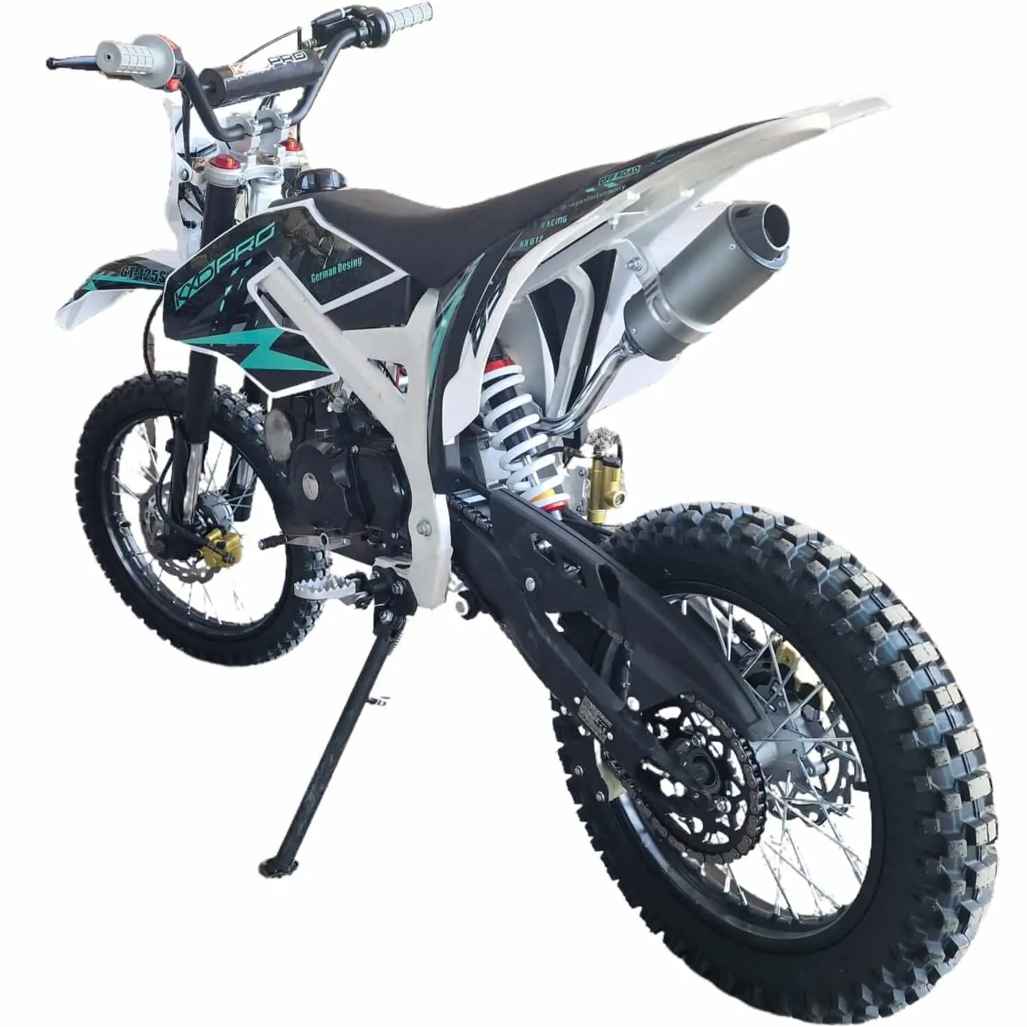 MOTOCROSS KXD 125CC FAR LED PORNIRE LA BUTON SI PEDALA  4 TREPTE ROATA 14 / 17 [2]
