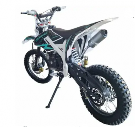 MOTOCROSS KXD 125CC FAR LED PORNIRE LA BUTON SI PEDALA  4 TREPTE ROATA 14 / 17 [1]