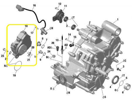 MOTORAS CUPLARE 4x4 CAN-AM RENEGADE/OUTLANDER G1/G2 [4]