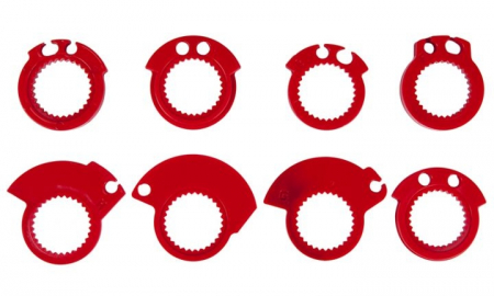 MANETA ACCELERATIE (22+25)MM + 8 ADAPTOARE LOCK-ON [1]