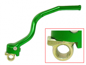 Pedala pornire/ schimbator - PEDALA PORNIRE KAWASAKI KXF 250 '13 -'16 ALUMINIU VERDE