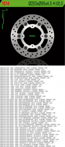 ATV-uri (Piese) - DISC FRANĂ FATA / SPATE ARCTIC CAT 550/650/700/1000 FLOATING