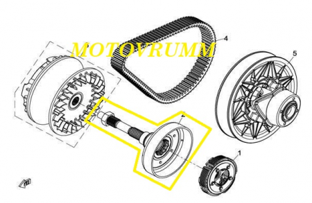 KIT OALA AMBREIAJ CFMOTO 800/820 ATV/SSV/UTV [1]