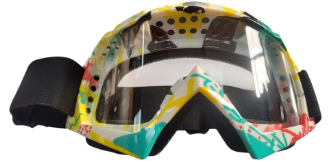 Ochelari - OCHELARI OFF-ROAD STICLA TRANSPARENTA ( MULTI COLOR )