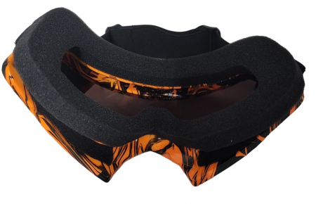OCHELARI OFFROAD PORTOCALIU CU NEGRU ( FUMURI ) / (TRANSPARENTA) [1]