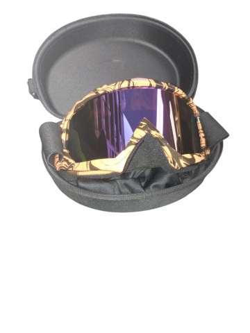 Ochelari - OCHELARI PROTECTIE MOTOCROSS / ATV CU STICLA FUMURIE UNIVERSALI +TOC OCHELARI