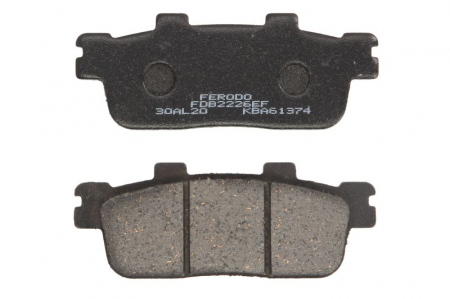 Sistem franare - SET PLACUTE FRANA SPATE KYMCO GRAND DINK 125 / 300 KYMCO PEOPLE 125 / 200 / 250  KYMCO XCITING 250 / 300